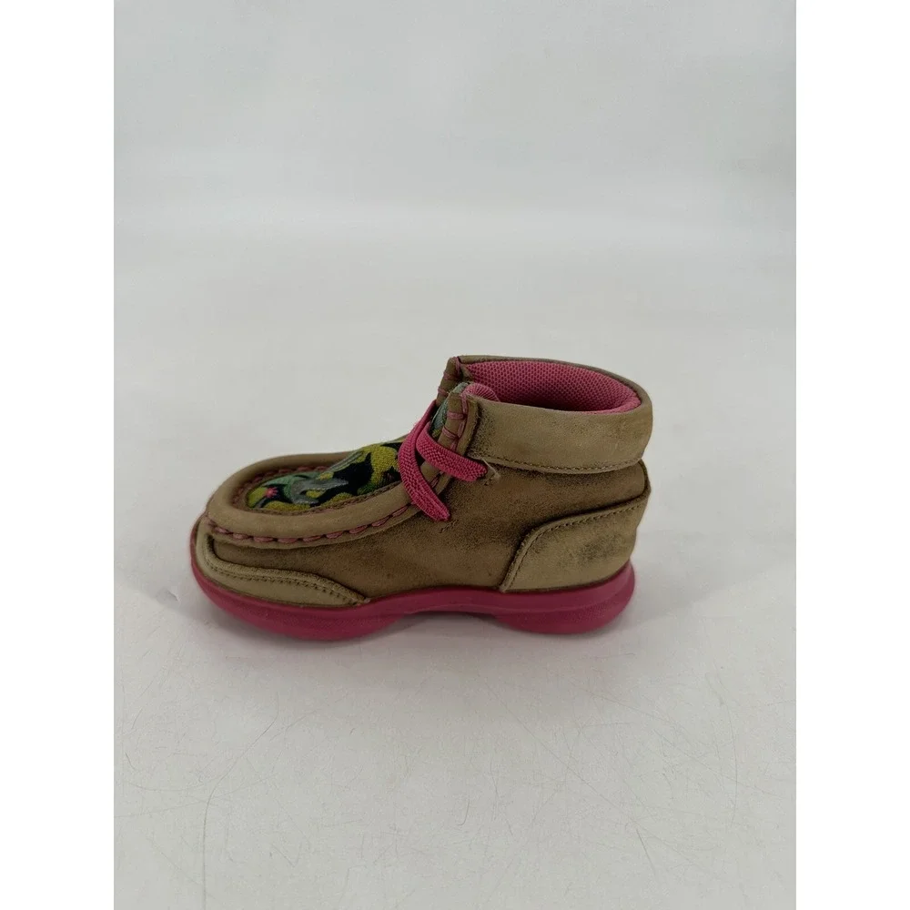 Ariat Toddler Girl's Lil Stomper Roswell Cactus Tan Shoes A443000808 No Size See